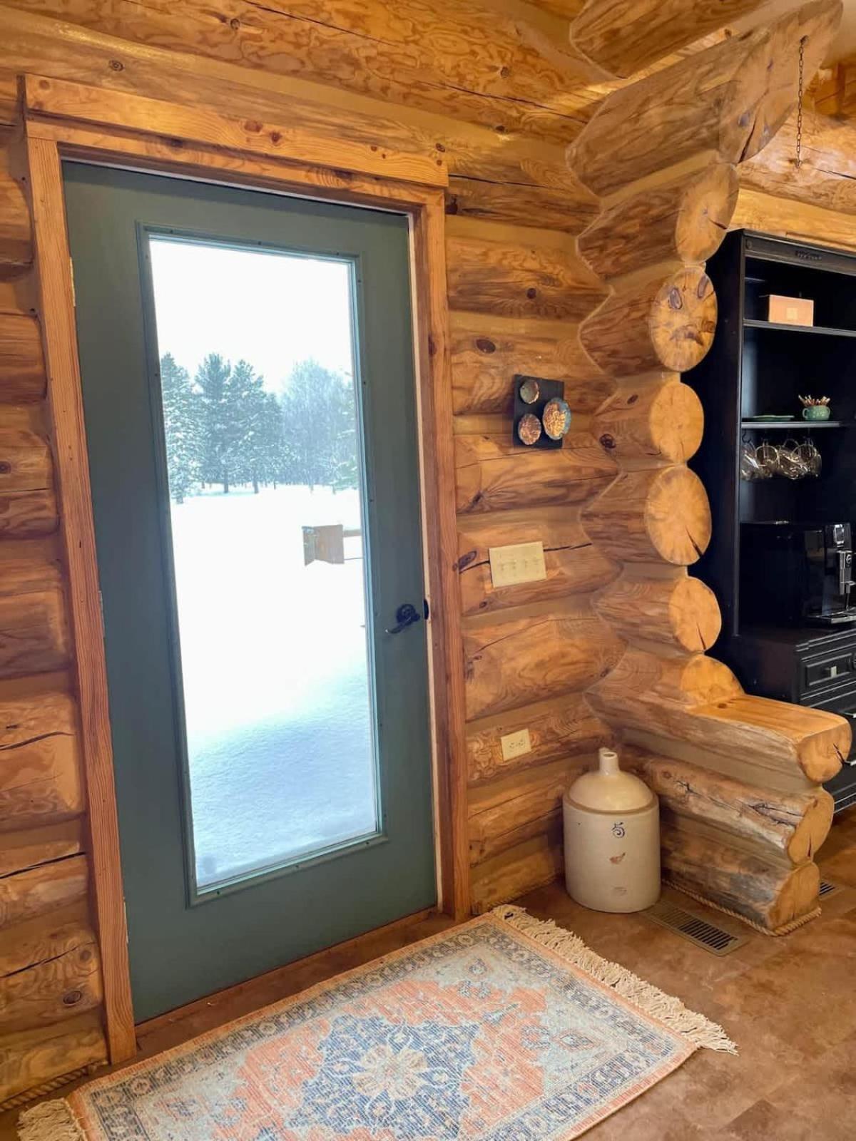 Stunning Log Cabin Getaway At The Hannu Haus Ironwood Bagian luar foto